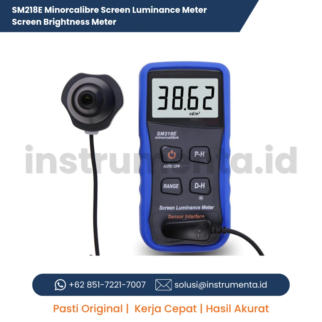 Ready Stock SM218E Minorcalibre Screen Luminance Meter Screen Brightness Meter Alat Ukur Kecerahan Layar Digital Original